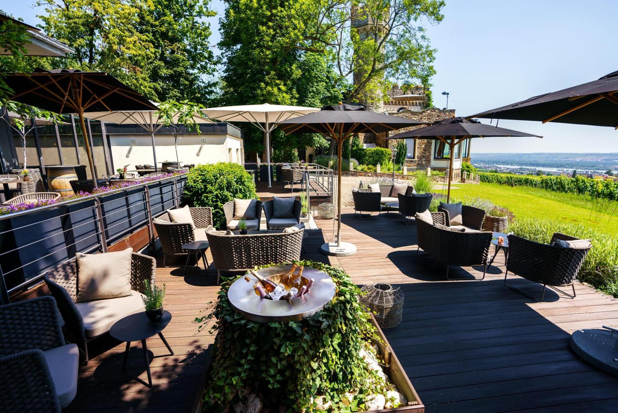 Relais & Chateaux Hotel Burg Schwarzenstein Geisenheim Dış mekan fotoğraf